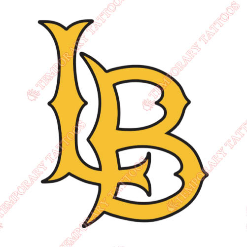 Long Beach State 49ers Customize Temporary Tattoos Stickers NO.4810